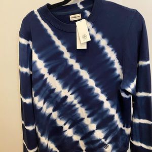 Tory Burch Sport Tie-Dye French Terry Crew